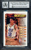 John Stockton Autographed 1993-94 Topps Finest Refractor Card #117 Utah Jazz Auto Grade Gem Mint 10 Beckett BAS #16703538