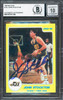 John Stockton Autographed 1985-86 Star Rookie Card #144 Utah Jazz Auto Grade Gem Mint 10 Beckett BAS #16701194