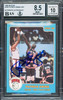 Patrick Ewing Autographed 1985-86 Star Rookie Card #166 New York Knicks BGS 8.5 Auto Grade Gem Mint 10 Beckett BAS #16613820