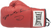 Sugar Ray Leonard Autographed Red Everlast Left Handed LH Boxing Glove JSA Stock #227968