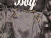 Ric Flair Autographed Black Wrestling Robe "Nature Boy, 16x & Wooooo" PSA/DNA Stock #227978