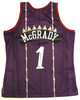 Toronto Raptors Tracy McGrady Autographed Purple Authentic 1998-99 Mitchell & Ness Jersey Size L Beckett BAS QR #W619887