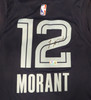 Memphis Grizzlies Ja Morant Autographed Dark Blue Nike Icon Swingman Edition Jersey Size L Beckett BAS QR #BJ34616