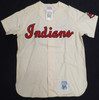 Cleveland Indians Al Lopez Autographed Cream Authentic Mitchell & Ness Jersey Size L Beckett BAS QR #BK44629