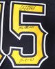 Pittsburgh Pirates Oneil Cruz Autographed Black Nike Jersey Size L "MLB Debut 10-2-21" Beckett BAS QR #BH038513