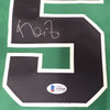 Boston Celtics Kevin Garnett Autographed Green Adidas Jersey Size 44 Beckett BAS #Y92164