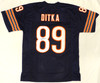Chicago Bears Mike Ditka Autographed Blue Jersey Beckett BAS QR #BK82066