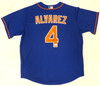 New York Mets Francisco Alvarez Autographed Blue Nike Jersey Size XL Beckett BAS QR #W676650