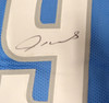 Detroit Lions Jameson Williams Autographed Blue Jersey Beckett BAS QR #WV32658
