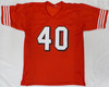 San Francisco 49ers William Floyd Autographed Red Jersey "Bar None & SB XXIX" Beckett BAS QR #BK86274