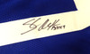 Seattle Seahawks Shaun Alexander Autographed Blue Jersey Beckett BAS QR #WL02356