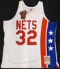 ABA New Jersey Nets Julius "Dr. J" Erving Autographed White 1973-74 Mitchell & Ness Jersey Size XXL Beckett BAS QR #W858285