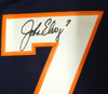 Denver Broncos John Elway Autographed Blue Woman's Mitchell & Ness Jersey Size 44 Beckett BAS QR #W150691