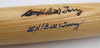 Will Bill Terry Autographed Blonde Louisville Slugger Bat New York Giants JSA #YY39714