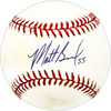 Matt Beech Autographed Official NL Baseball Philadelphia Phillies SKU #229857