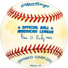 Bob Dillinger Autographed Official AL Baseball St. Louis Browns SKU #229653