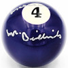 Willie "Hustler" Mosconi Autographed Billiards Pool Ball #4 "Mr. Billiards" JSA #AP63457