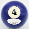 Willie "Hustler" Mosconi Autographed Billiards Pool Ball #4 "Mr. Billiards" JSA #AP63457