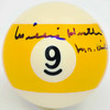 Willie "Hustler" Mosconi Autographed Billiards Pool Ball #9 "Mr. Billiards" JSA #AP63451