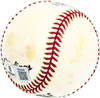 Bob Aspromonte Autographed Official NL Baseball Los Angeles Dodgers, Houston Astros Beckett BAS QR #BM25939