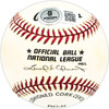 Carden Gillenwater Autographed Official NL Baseball Brooklyn Dodgers Beckett BAS QR #BM25995