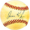 Duane Kuiper Autographed Official 1994 Indians Inaugural Season Logo AL Baseball Cleveland Indians Beckett BAS QR #BM17776