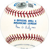 Carroll Hardy Autographed Official AL Baseball Boston Red Sox, Cleveland Indians Beckett BAS QR #BM25941