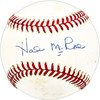 Hal McRae Autographed Official NL Baseball Cincinnati Reds, Kansas City Royals Beckett BAS QR #BM17843