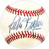 Julio Becquer Autographed Official AL Baseball Washington Senators Beckett BAS QR #BM25992