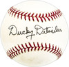 Ducky Detweiler Autographed Official NL Baseball Boston Braves Beckett BAS QR #BM25955