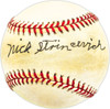 Nick Strincevich Autographed Official NL Baseball Boston Bees Beckett BAS QR #BM26013