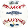 Angel Mangual Autographed Official MLB Baseball Oakland A's "World Champs 1972, 73, 74" Beckett BAS QR #BM17858