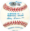 Roger Wolff Autographed Official AL Baseball Philadelphia A's, Senators Beckett BAS QR #BM17835