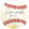 Dave McNally Autographed Official AL Baseball Baltimore Orioles "#19" Beckett BAS QR #BM17798