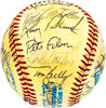 1984 Minnesota Twins Team Signed Autographed Official AL Baseball With 31 Signatures Including Kirby Puckett (Vintage Rookie Signature) Beckett BAS #AD78201