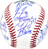 2022 World Series Champion Houston Astros Team Signed Autographed Official 2022 World Series Logo MLB Baseball With 21 Signatures Including Jose Altuve & Yordan Alvarez Beckett BAS Witness #WX88123