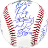 2022 World Series Champion Houston Astros Team Signed Autographed Official 2022 World Series Logo MLB Baseball With 21 Signatures Including Jose Altuve & Yordan Alvarez Beckett BAS Witness #WX88192