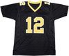 New Orleans Saints Chris Olave Autographed Black Jersey Beckett BAS Witness Stock #230166