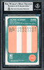 Dennis Rodman Autographed 1988 Fleer Rookie Card #43 Detroit Pistons Beckett BAS #14059468