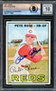 Pete Rose Autographed 1967 Topps Card #430 Cincinnati Reds Auto Grade Gem Mint 10 Beckett BAS #16172665