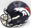 Russell Wilson Autographed Blue Full Size Replica Helmet Denver Broncos Fanatics Holo #DQ16478460