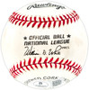 Willie Mays Autographed Official NL Baseball San Francisco Giants Beckett BAS #AE08368
