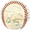 1953 New York Giants Autographed Official Giles NL Baseball With 29 Signatures SKU #237409