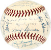 1953 New York Giants Autographed Official Giles NL Baseball With 29 Signatures SKU #237409
