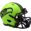 Unsigned Seattle Seahawks Rave Green Speed Mini Helmet Stock #238327