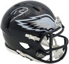 Darius Slay Jr. Autographed Philadelphia Eagles 2022 Alternate Black Speed Mini Helmet Beckett BAS Witness Stock #238576