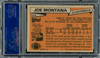 Joe Montana Autographed 1981 Topps Rookie Card #216 San Francisco 49ers "79 NFL Draft, Rd. 3, & Pick 82" PSA/DNA #83446110