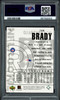 Tom Brady Autographed 2000 Upper Deck UD Black Diamond Rookie Card #126 New England Patriots PSA 9 Auto Grade Gem Mint 10 "GOAT" PSA/DNA #95792003