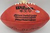 Johnny Unitas Autographed Official NFL Leather Football Baltimore Colts Beckett BAS #A75841