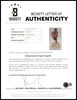 Muhammad Ali Autographed 5x9 Toy Figurine Black Boxing Trunks #/400 Beckett BAS #AE31335